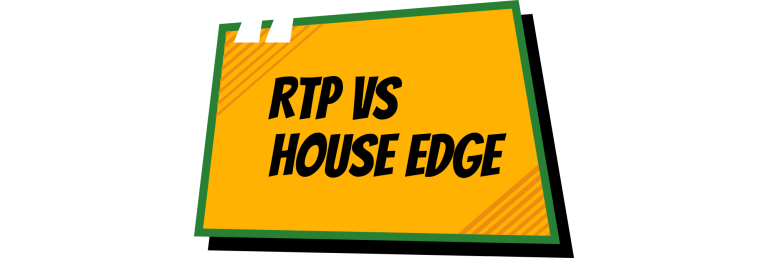 A graphical showdown of RTP against House Edge, demonstrating their variations in gaming tactics and results.