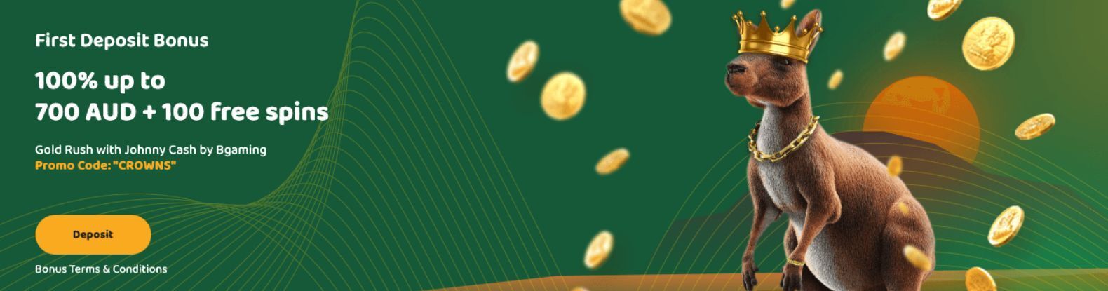 This shows the Welcome Bonus at 50 Crowns Casino